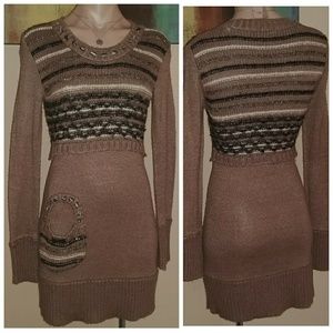 3/$50 sale POCKET SWEATER DRESS TOTTI